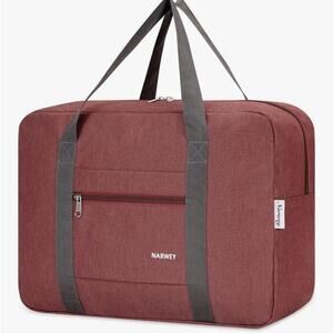 NWOT Men's Duffel Bag - Burgundy and Gray